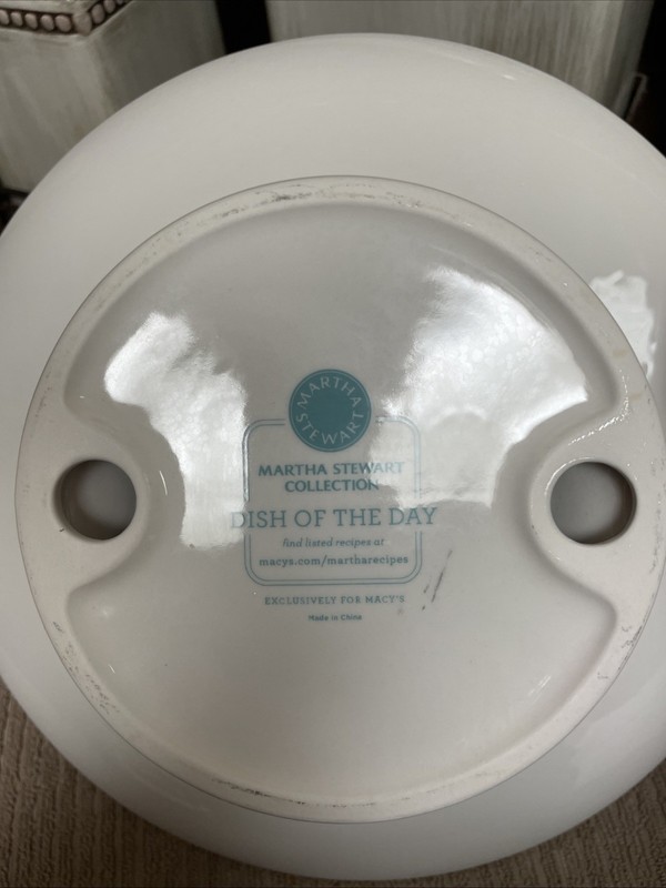 Martha Stewart Dish of the Day Pedestal Cake Stand Footed Plate gallery