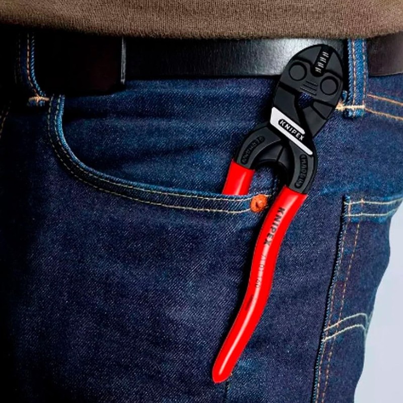KNIPEX 71 01 160 CoBolt® S Compact Bolt Cutters plastic coated black atramentize gallery