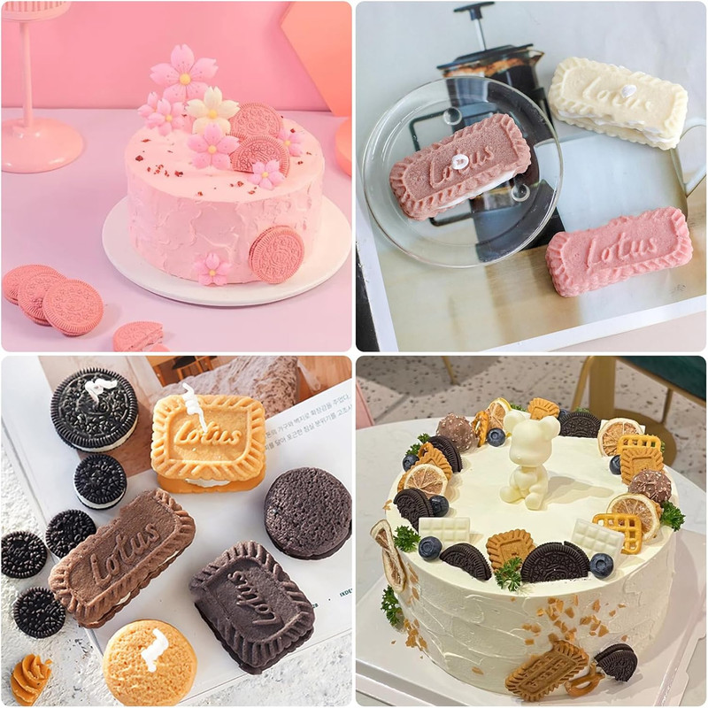 Biscuit Silicone Molds Cookies Chocolate Candy Fondant Molds Can Be Used for Cak gallery