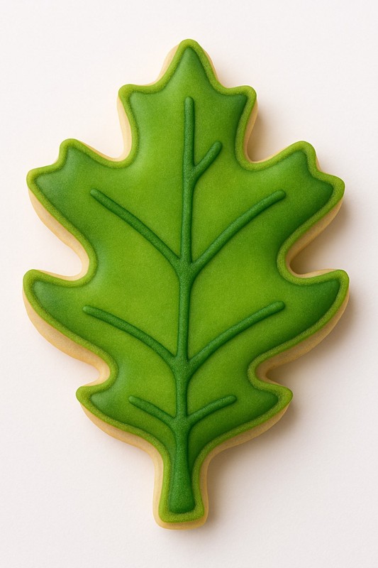 Oak Leaf 5'' Cookie Cutter Metal Fall Leaves Halloween Autumn Thanksgiving gallery