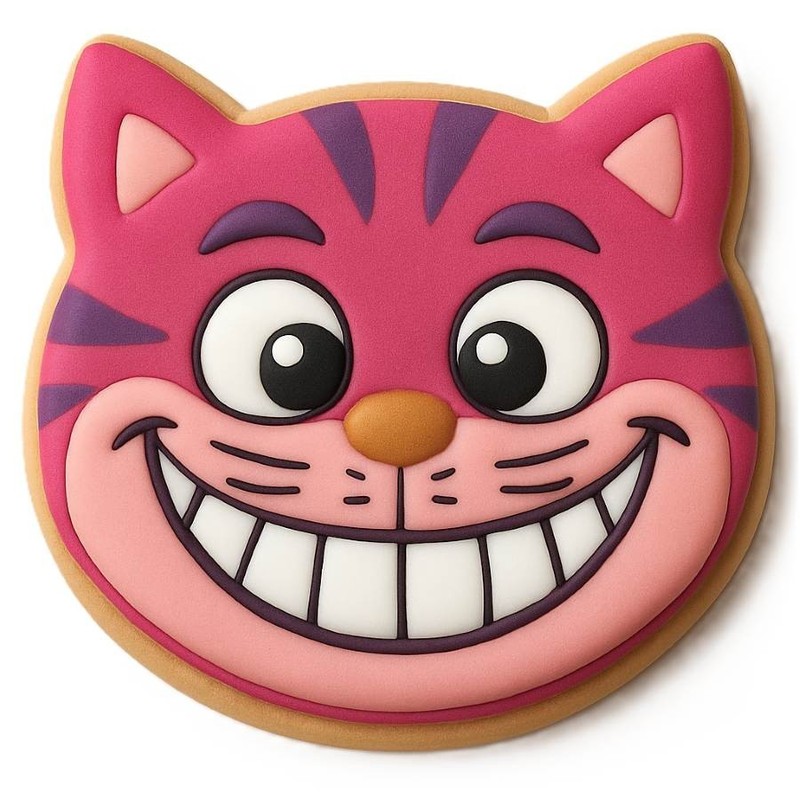 12 Piece Alice in Wonderland Cookie Cutter Set Mad Hatter Tea Cheshire Cat Metal gallery