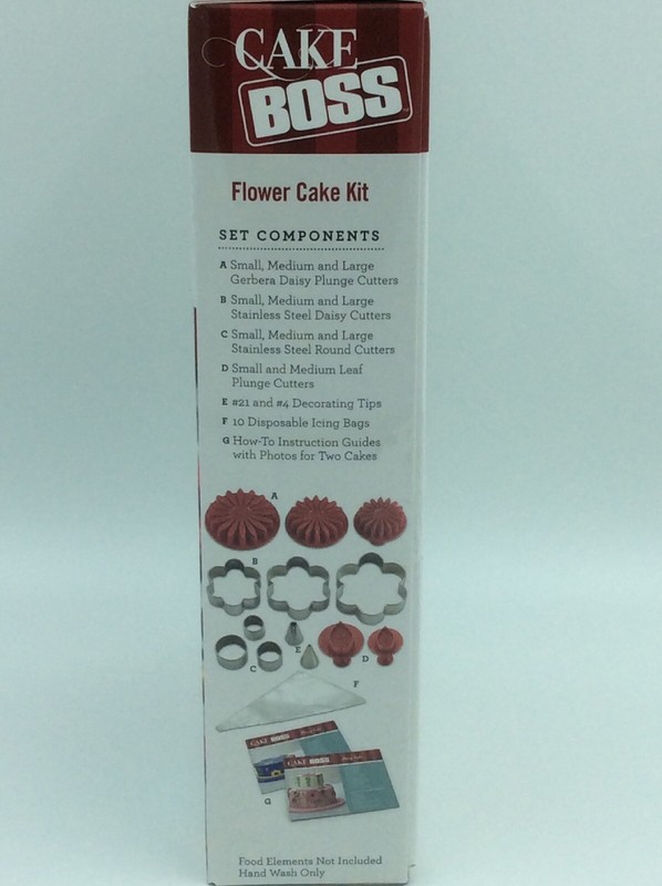 CAKE BOSS NEW Flower Cake kit 25 pieces - NIB Decorate Like A Pro gallery