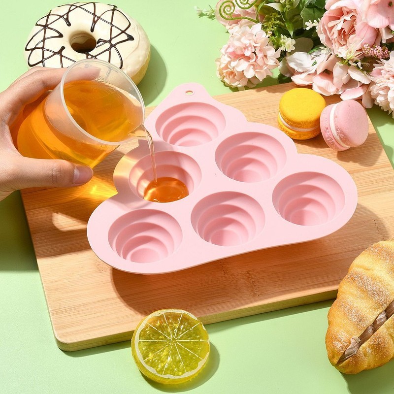 2x Silicone Mold Poop Shape Pink for Sugarcraft Chocolate Baking Tool Decorating gallery