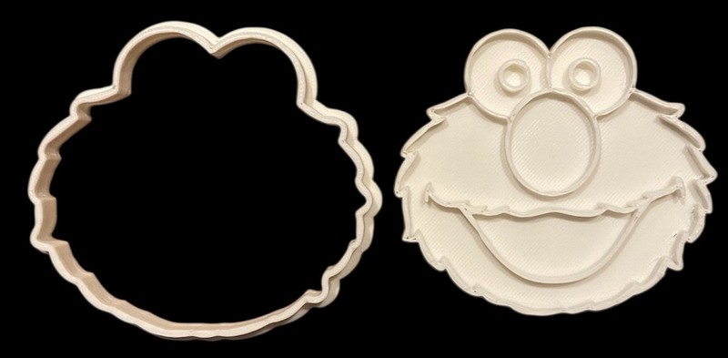 3D Printed Cookie Cutter – 3.5″ Elmo #1021