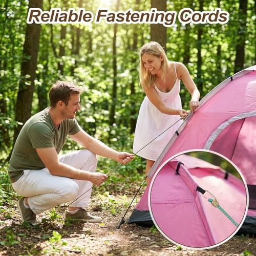12 PCS Small Bungee Cords with Hooks, 10 Inch Adjustable Mini Bungee Cords gallery