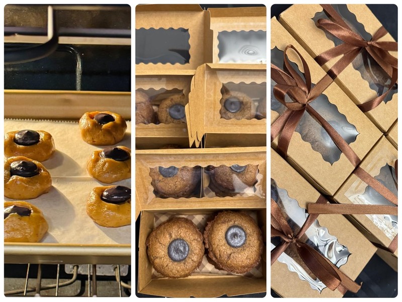 65 PCS Bakery Boxes with Window Brown - 6.29x3.54x2.95 Inches Cookie, Pastry,... gallery