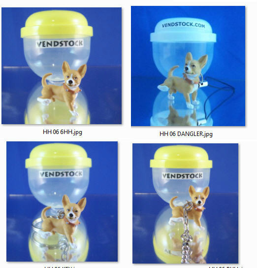CHIHUAHUA #6 NEW HOOD HOUNDS DOG FIGURE DANGLER KEYCHAIN LIGHT LAMP PULL