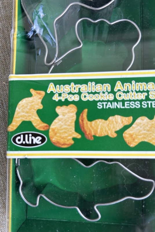 AUSTRALIAN ANIMALS 4 Piece Cookie Cutter Set KOALA Crocodile KANGAROO Australia gallery