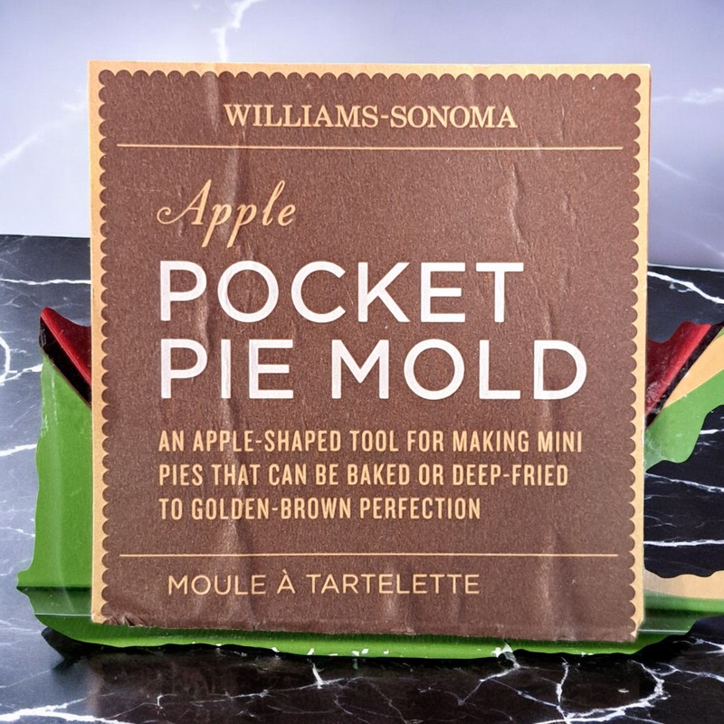 Williams Sonoma Apple Shape Pocket Pie Mold + Recipe New In Box gallery
