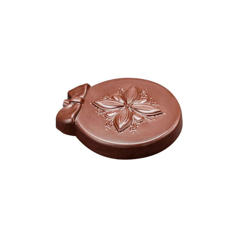 Mold for chocolate “Christmas Ball 100 mm”. Plastic Christmas toy mold gallery