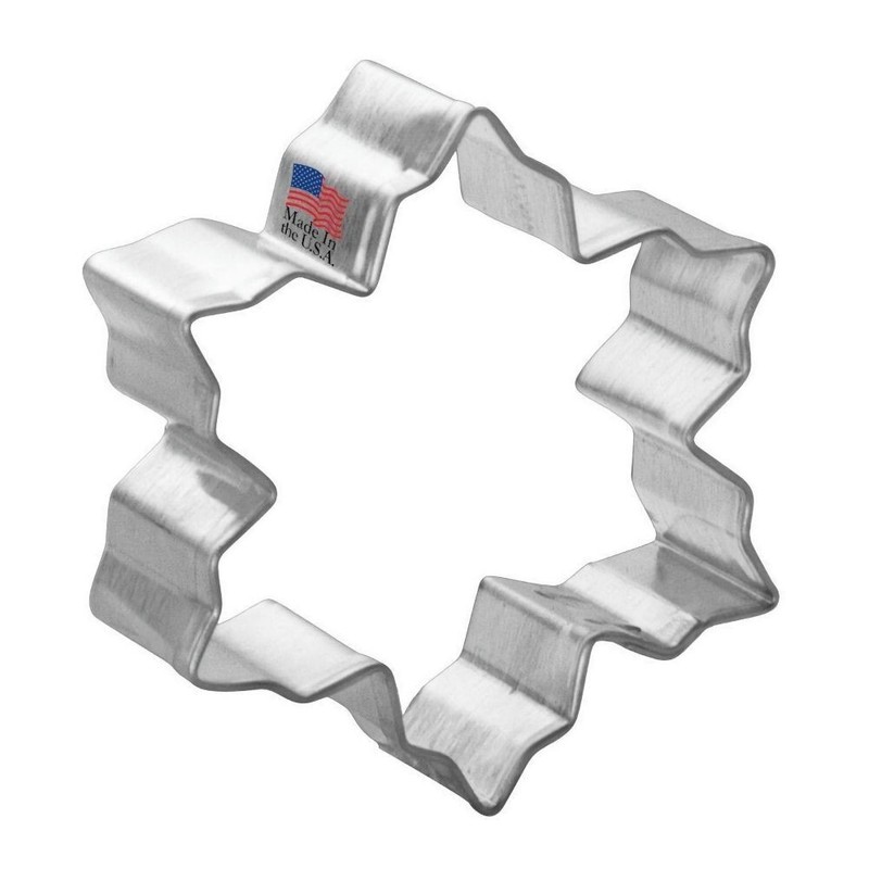 Mini Snowflake Cookie Cutter 1.75'' NEW! Christmas Metal gallery