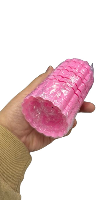 Pichi Kutsinta Puto Flower Kuih Plastic Mold 12pcs Pink Color Mold Dessert gallery