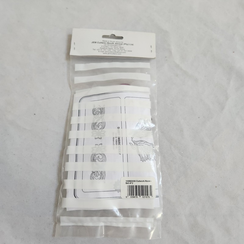 JEM Cutwork Rose Flower Embroidery Cake Side Cutters Cake Decorating Accessories gallery