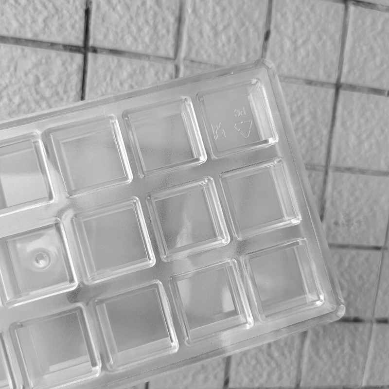 Square Chocolate Making Mould Polycarbonate Chocolate DIY Mold 21 Cavities Candy gallery