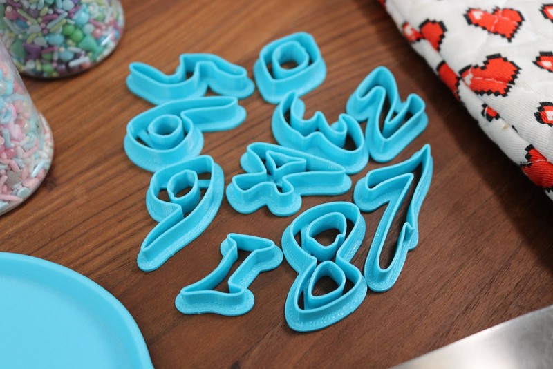 Pirate Script FONT Cookie Cutters - Fondant Letters gallery