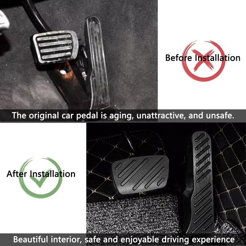 Aluminum Alloy Gas Brake Pedal Cover for Chevy Camaro 2016 2017 2018 2019 202... gallery