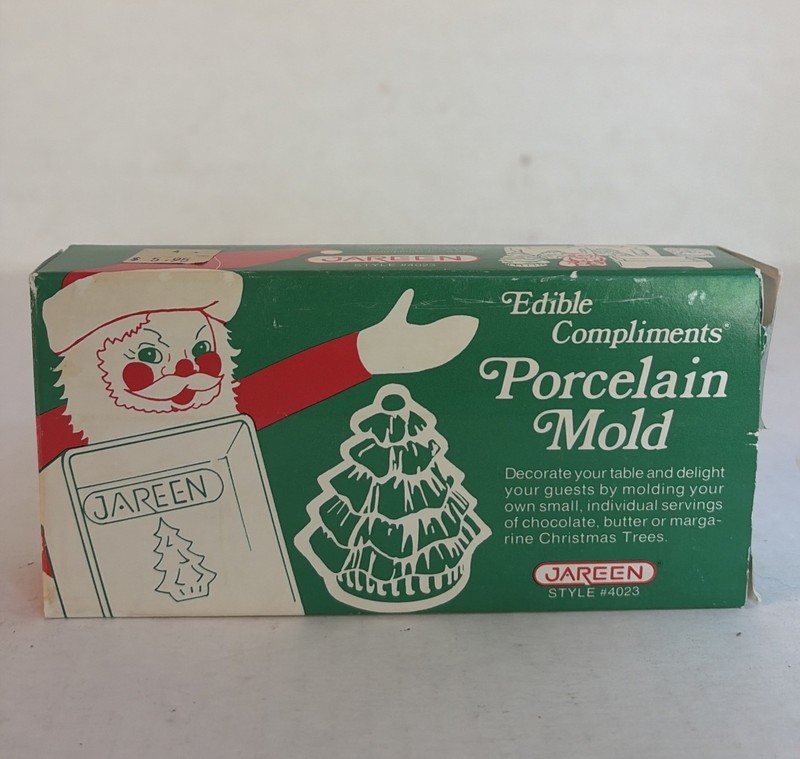 New Old Stock Vintage Jareen Butter Chocolate Mold Christmas Tree