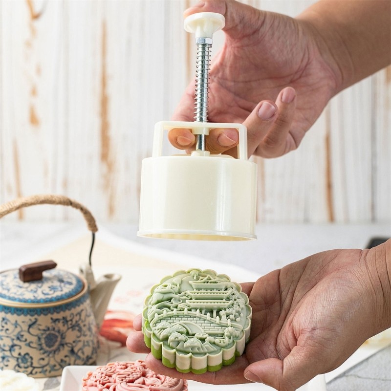 ABS Plastic Chinese Mooncakes Form Pastry Molds for Professional and Home Use gallery