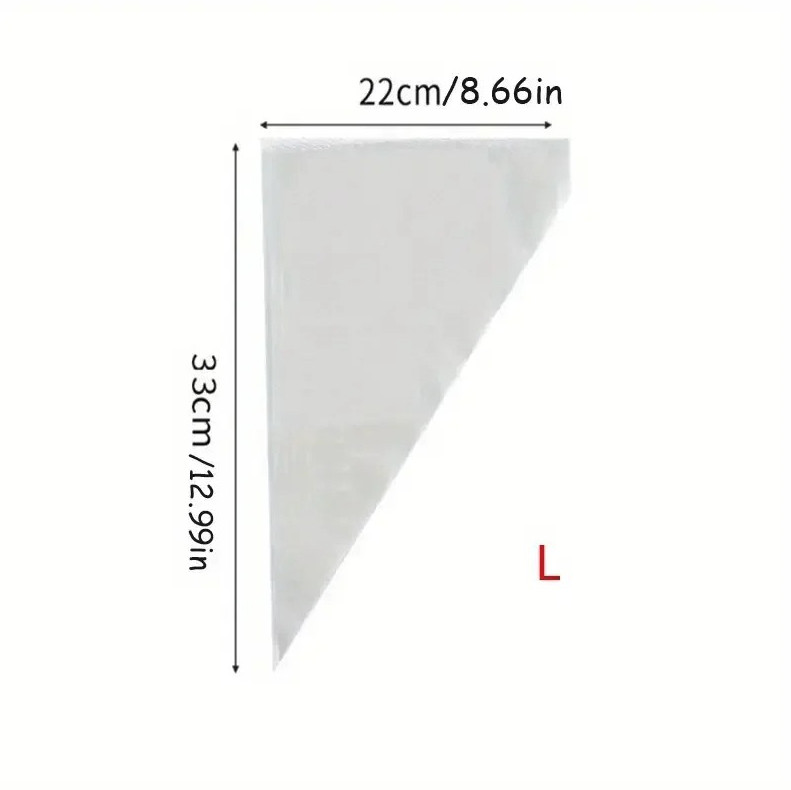 100pcs Thickened Piping Bags | Leak-Proof & Anti-Slip | Cake Decor - NEW gallery