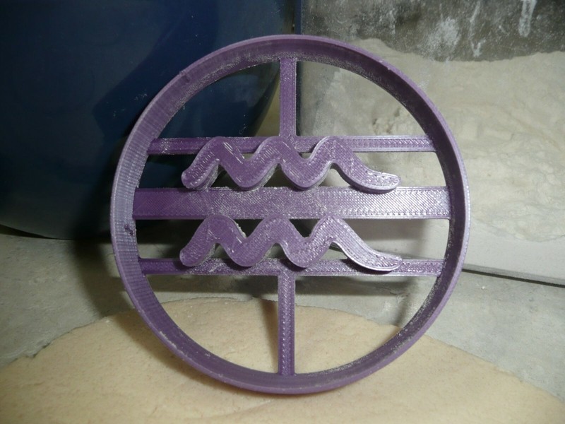 AQUARIUS ZODIAC SIGN ASTROLOGY HOROSCOPE SYMBOL COOKIE CUTTER USA PR4389 gallery
