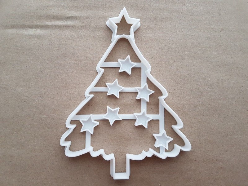 Christmas Tree Star Xmas Shape Cookie Cutter Dough Biscuit Pastry Fondant Sharp gallery