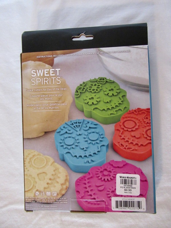 Fred Sweet Spirits Day of the Dead Skull Cookie Cutters Stampers~New! gallery