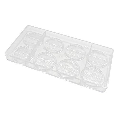 Round Cookie Shape Polycarbonate Chocolate Mold Medal Chocolate Maker DIY Cho... gallery
