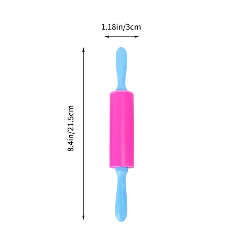 3 Pcs Kids Dough Tools Kit Clay Stick Rolling Pin Extruder Set gallery