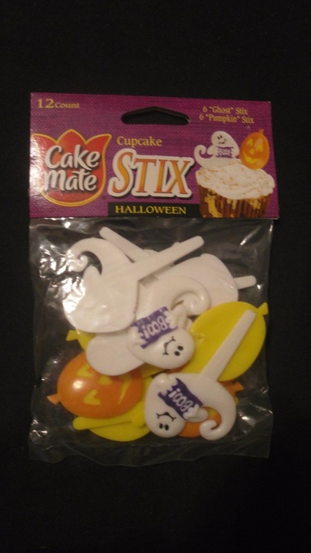 (4) Cake Mate Cupcake Stix Halloween 12 Count Bags of Ghosts & Pumpkins 48 Total gallery