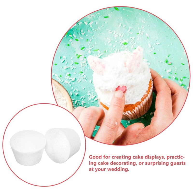 20pcs Cake Decorating Models Foams Cupcake Fake Cake Models Small Dessert Props gallery