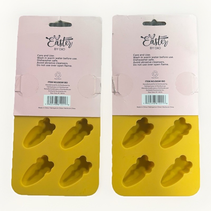 Silicone Carrot Molds Brand New Decorations Chocolate 2 Sets gallery