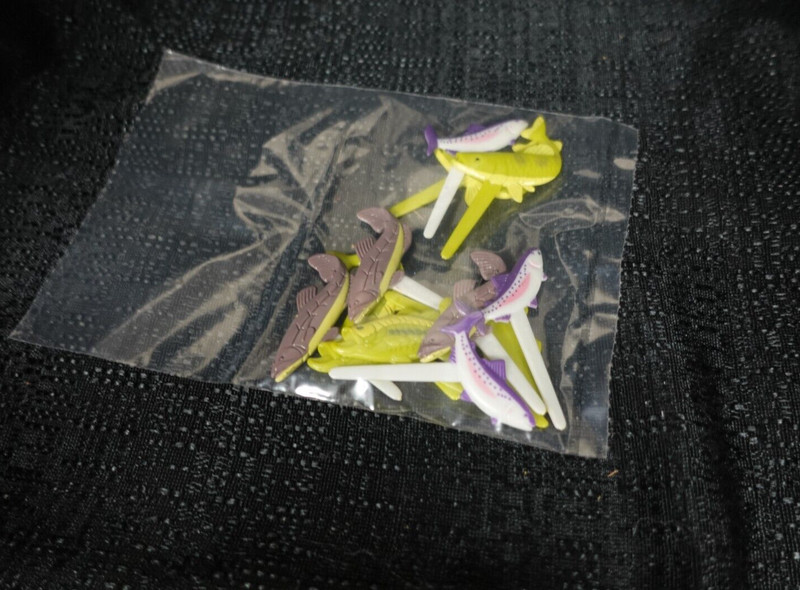 Bakery Crafts Fish cupcake picks, 12 ct / NEW / Trout / Bass