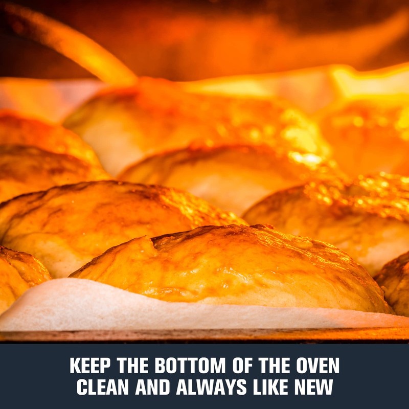 Meegoo Oven Liners for Bottom of Oven, 2 Pack Large Thick Heavy 2 Pack, Black gallery