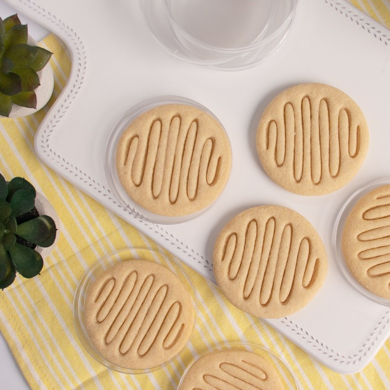 Set of 2 Petri Dish Cookie Cutters -Quadrant & Continuous Streak microbiology gallery