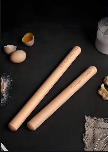 Rolling Pin Baking Dough Roller Dumpling Tortilla Pizza Pie Bread Pastry 15 In gallery