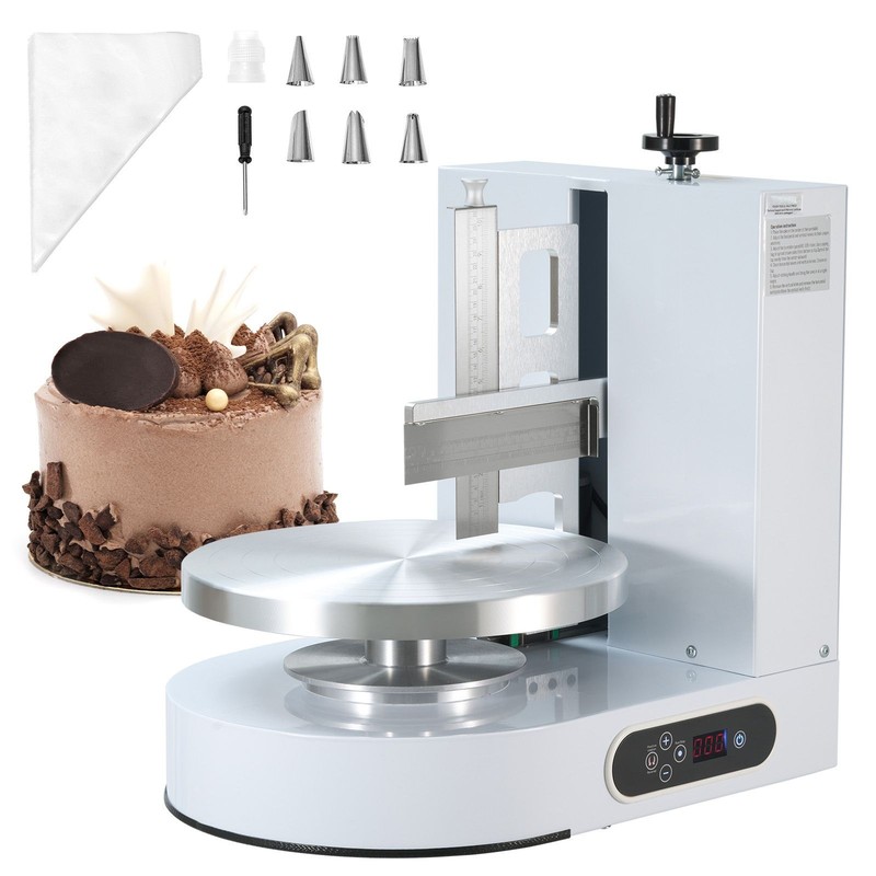 Aluminum Turntable Cake Machine 4-12in, 25-320RPM Adjustable