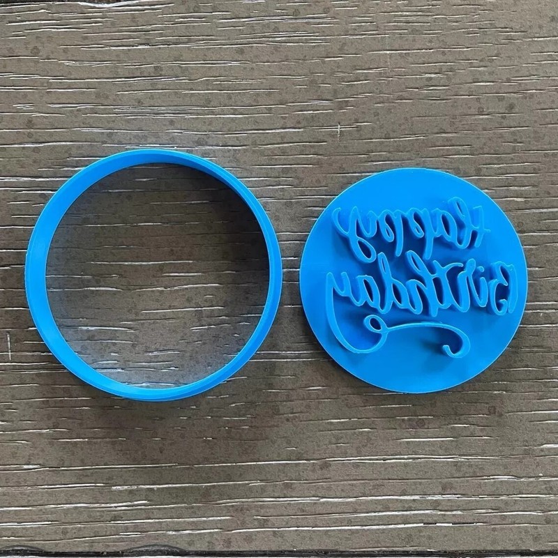Happy birthday Themed Cookie Cutter & Stamp - Perfect Gift Birthday Party gallery