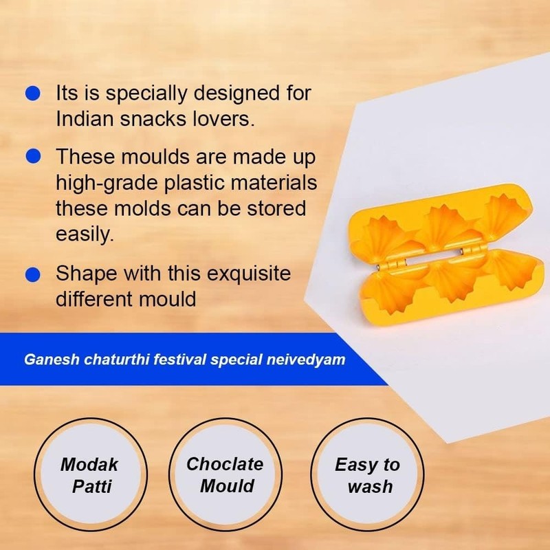Ganpati Modak Plastic Mould Strip/Modak Patti/Modak Sancha/ (Modak Patti 3 Ca... gallery