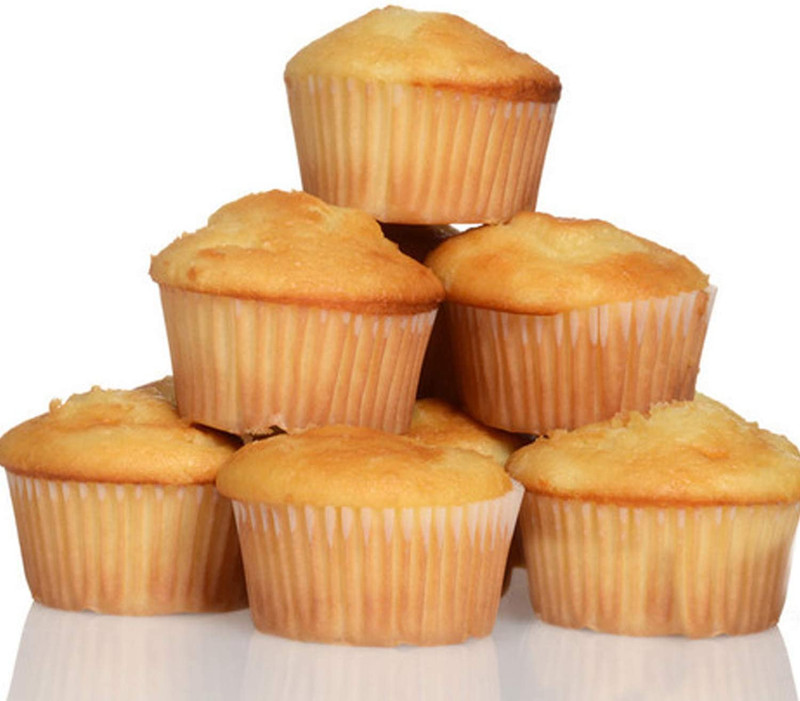 Standard Natural Cupcake Liners 500 Count, No Smell, Grease-Proof Paper Muffin L gallery
