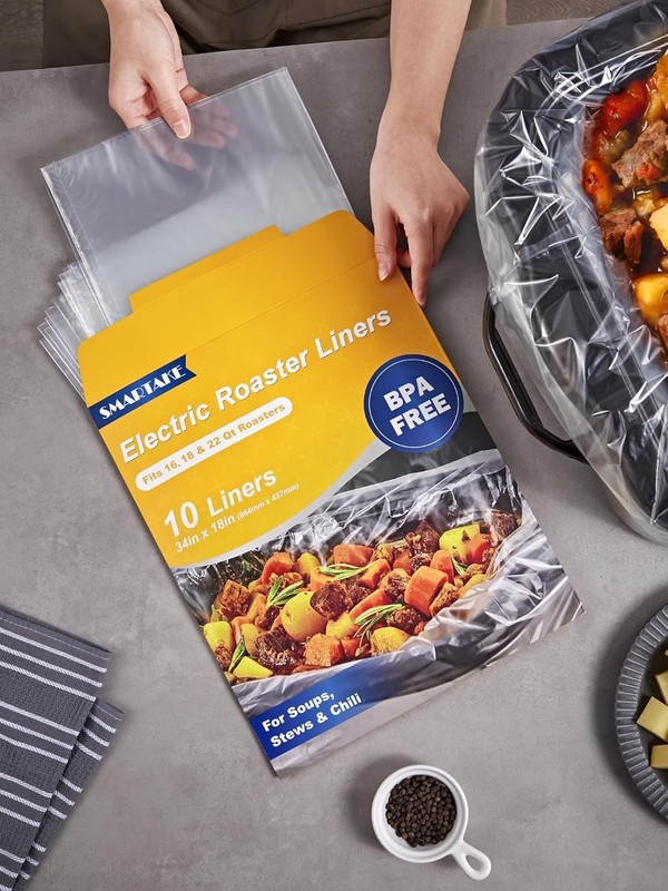 Electric Roaster Liners, 10 Count Disposable Roaster Liners, Fits 16, 18, 22 ... gallery