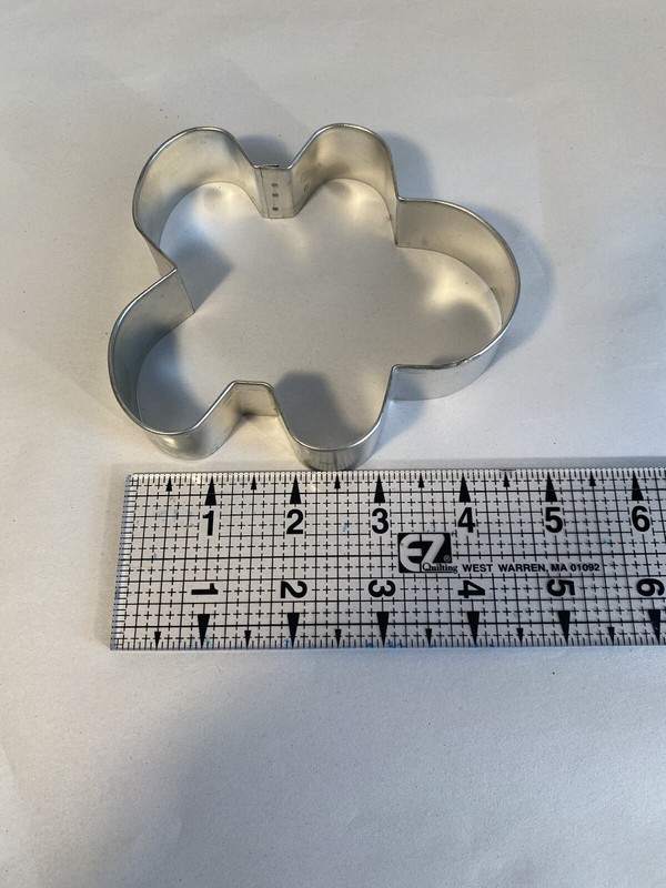 Four 4 Large Metal Cookie Cutters Christmas Snowman Heart Tree Gingerbread Man gallery