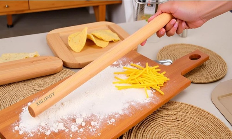 Long Rolling Pin，Rolling Pins Baking，Dough Roller ，Making Dumpling Tortilla gallery