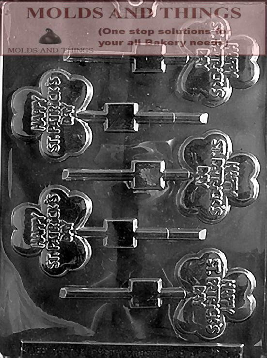 St. Patrick’s Day Shamrocks Chocolate Candy Mold