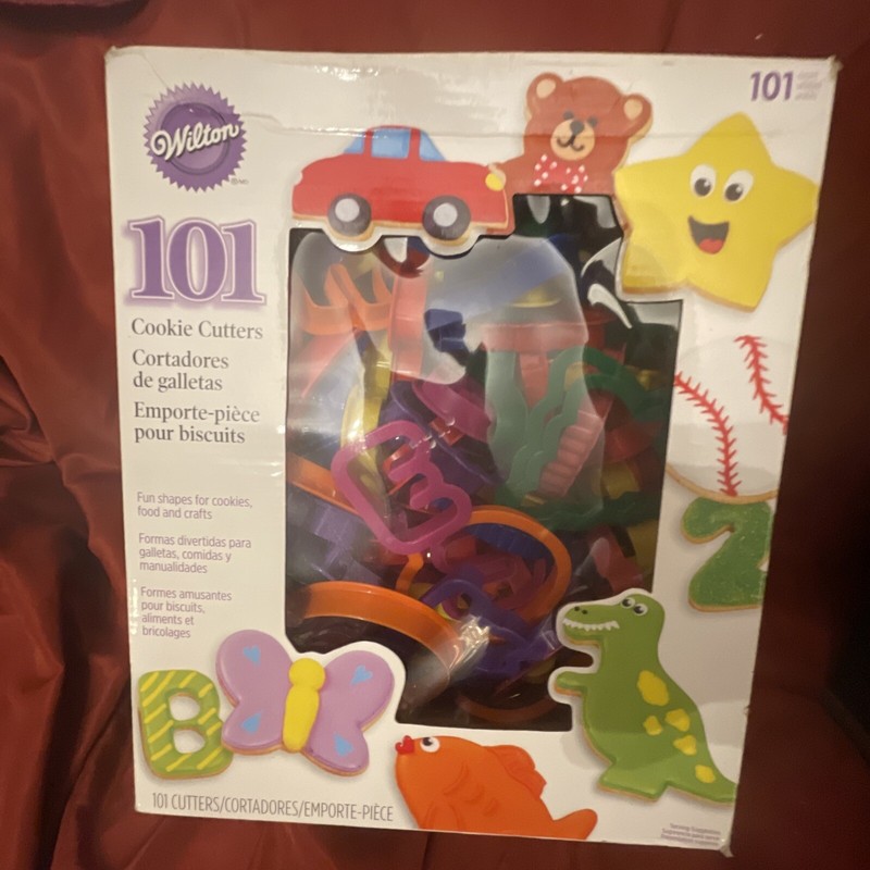 NEW Wilton 101 Plastic Cookie Cutters Letters Numbers Animals Holiday Vehiclesa