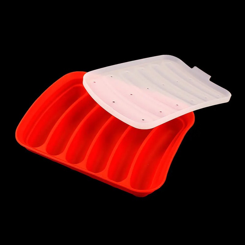 Silicone Sausage Mold with Lid Baby Food Ham Hot Dog Baking Kitchen Tool gallery