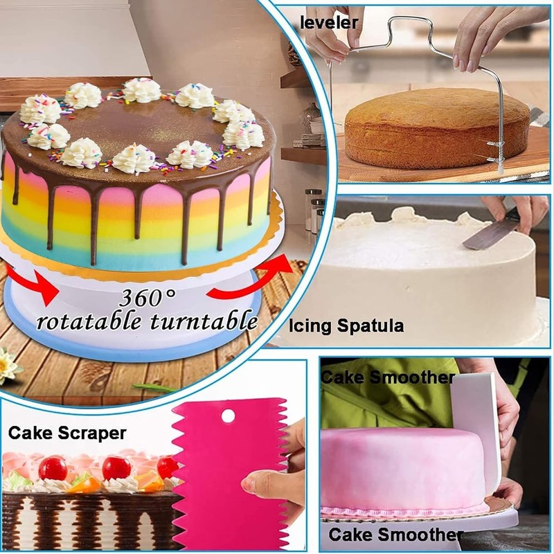 "Set De Reposteria Decoracion Decorar Para Pasteles Molde Espatulas Manga 567 Pc gallery