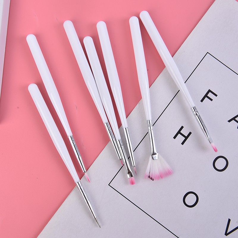 7pcs Cake Icing Decorating Painting Brush Fondant Dusting Sugarcraft DIY Tool; gallery