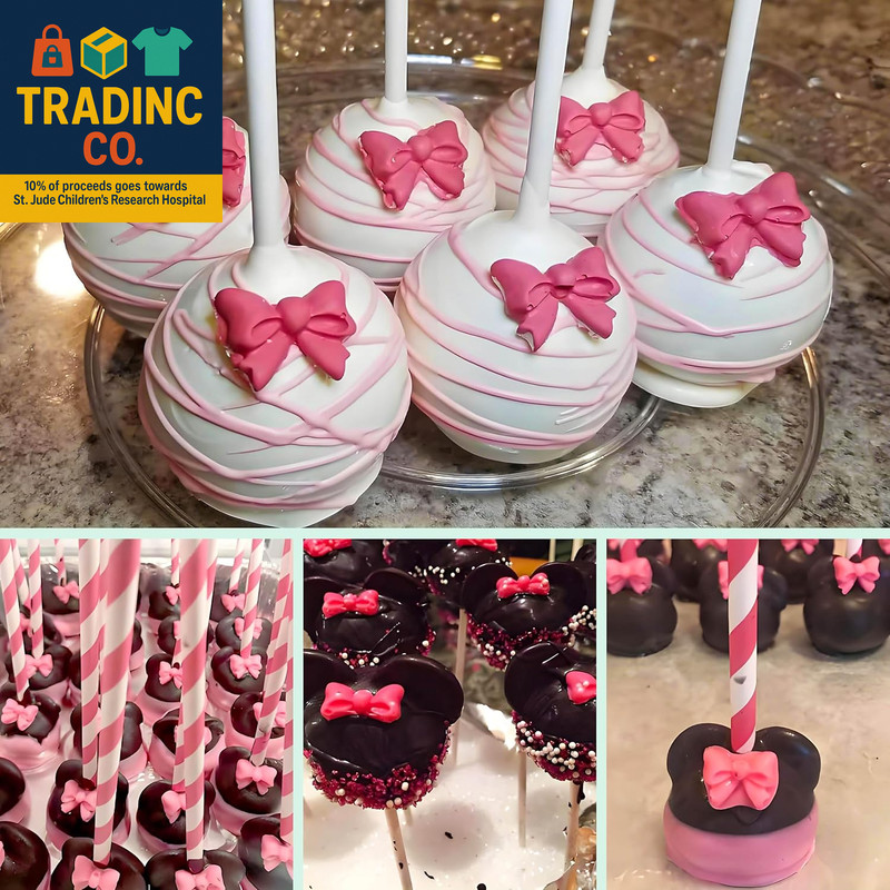 W0770 8 Mini Bows Silicone Fondant Molds Chocolate Sugar Candy Cake Pop Bow Craf gallery