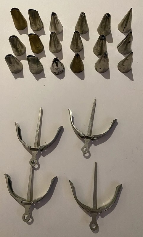 VTG Lot 98 Cookie Cutters Cake Decorating Piping Tips Stamps Baking Holiday gallery