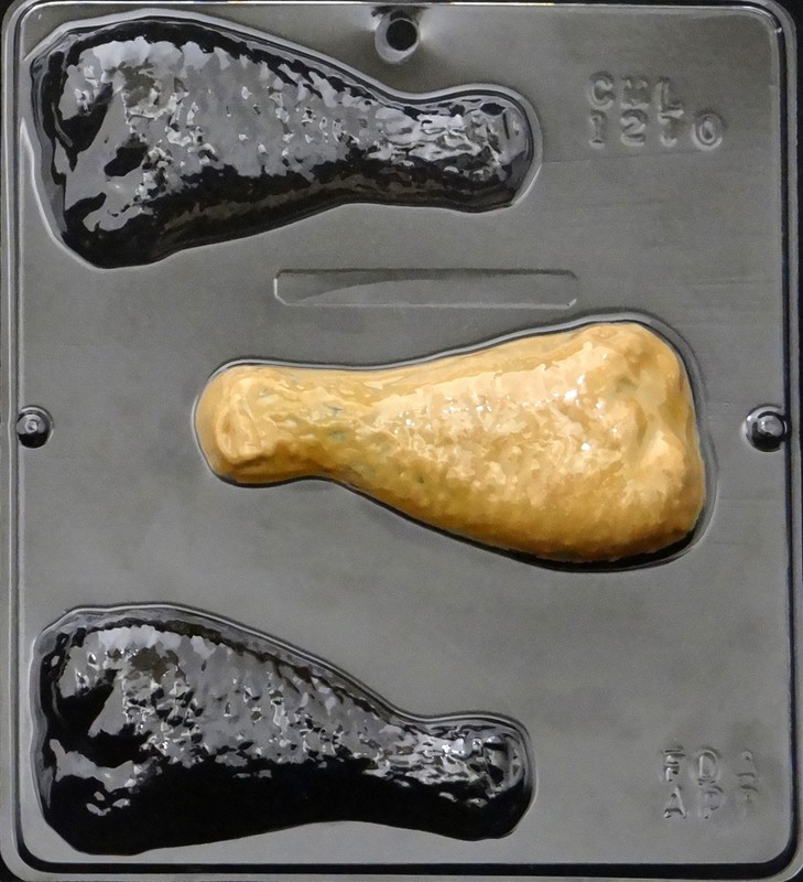 Chicken Drumstick Chocolate Candy Mold 1270 NEW